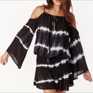 Blue Life Shirred Waist Dress